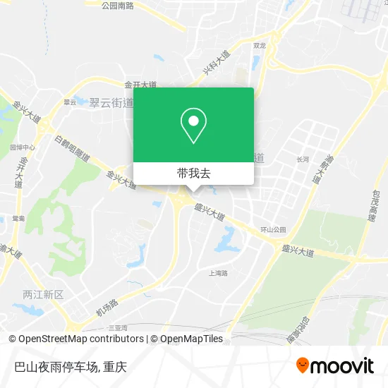 巴山夜雨停车场地图
