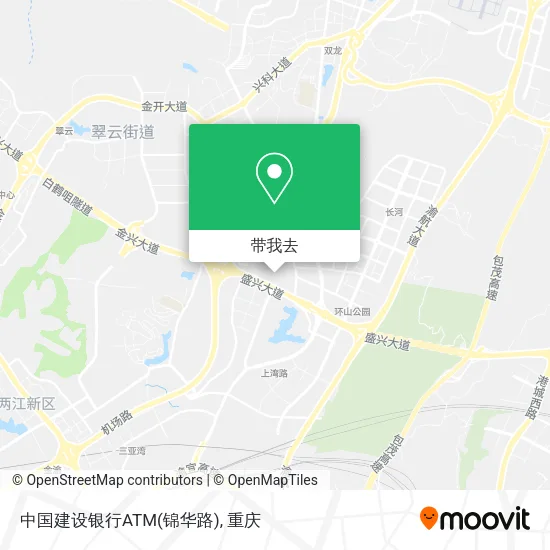 中国建设银行ATM(锦华路)地图