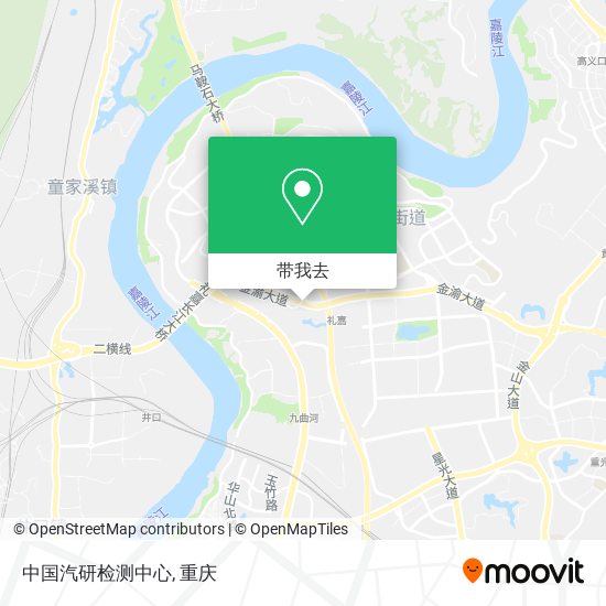 中国汽研检测中心地图