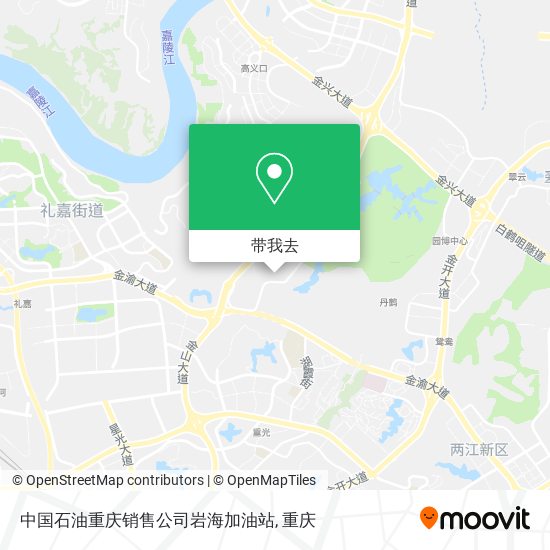 中国石油重庆销售公司岩海加油站地图