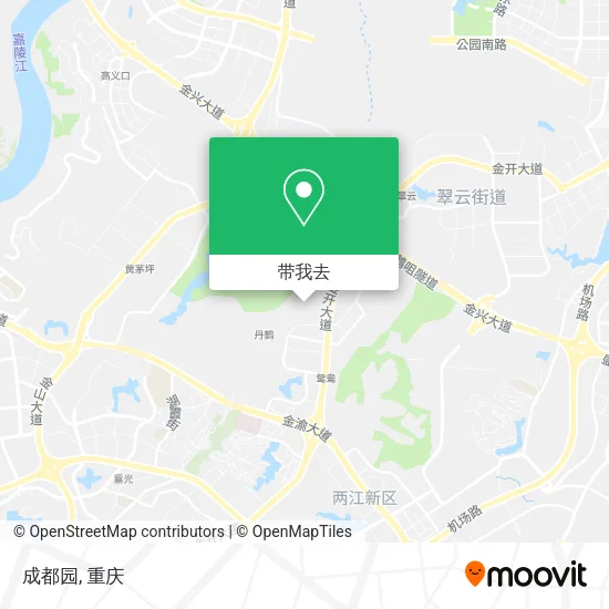 成都园地图