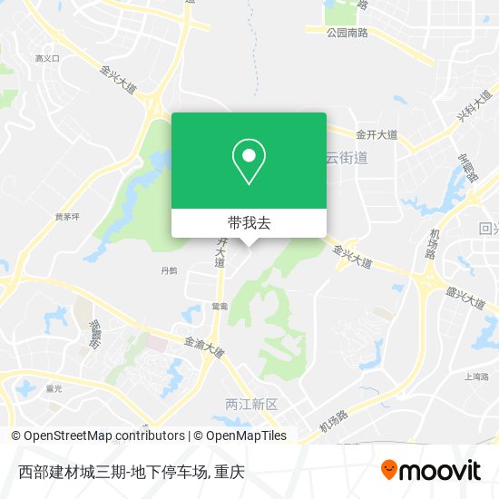 西部建材城三期-地下停车场地图