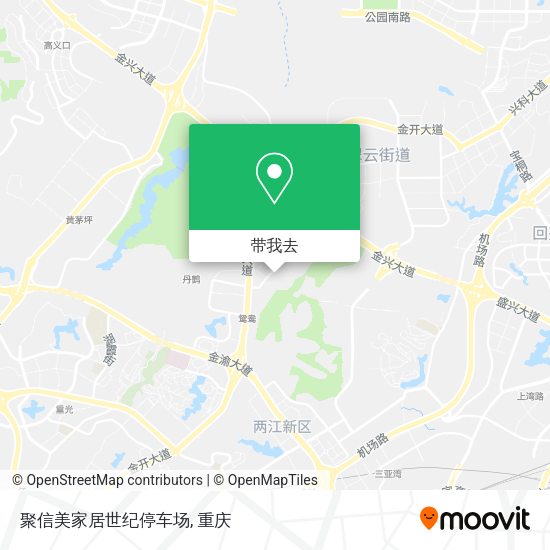 聚信美家居世纪停车场地图