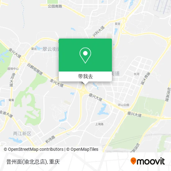 普州面(渝北总店)地图