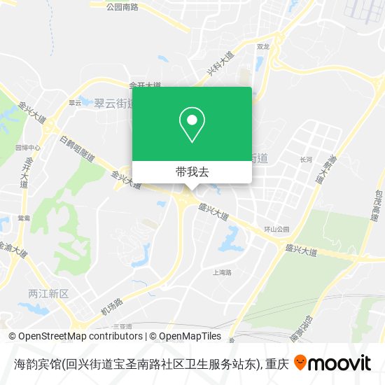 海韵宾馆(回兴街道宝圣南路社区卫生服务站东)地图