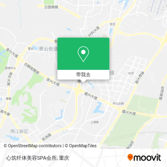 心筑纤体美容SPA会所地图