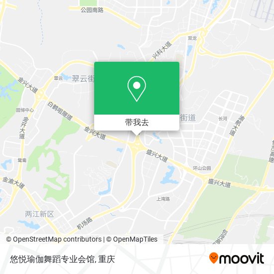 悠悦瑜伽舞蹈专业会馆地图