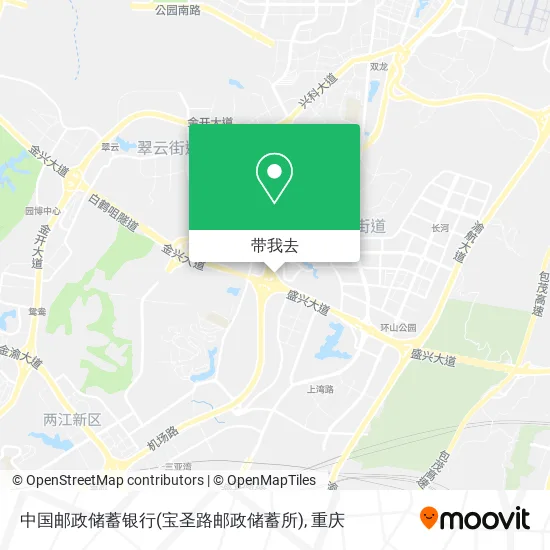 中国邮政储蓄银行(宝圣路邮政储蓄所)地图