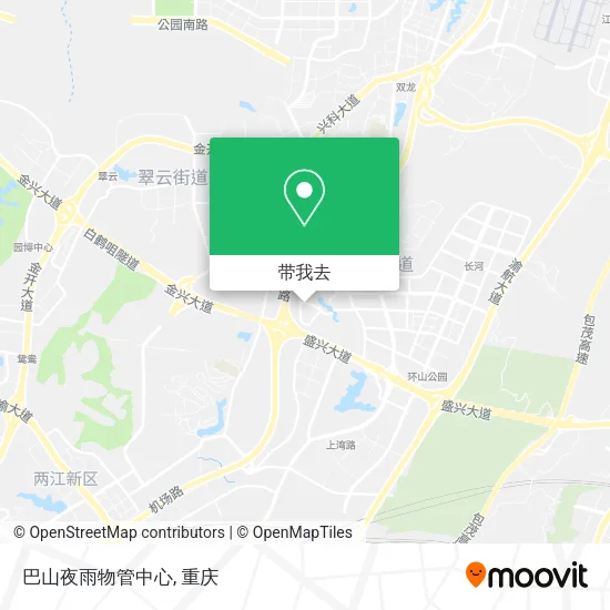 巴山夜雨物管中心地图