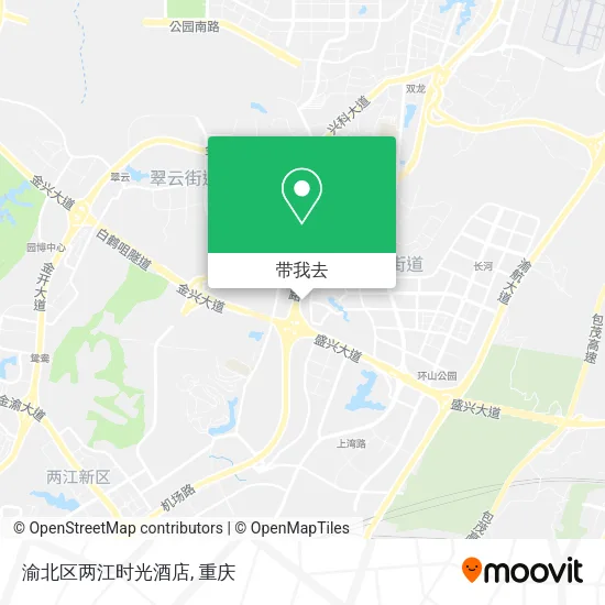 渝北区两江时光酒店地图
