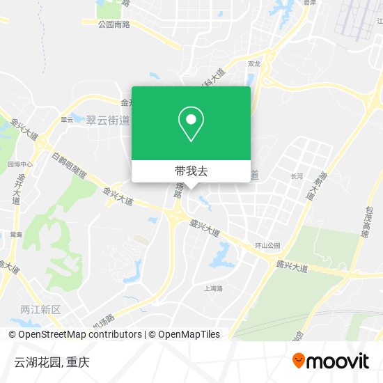 云湖花园地图