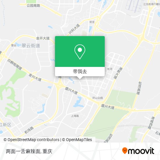 两面一舌麻辣面地图