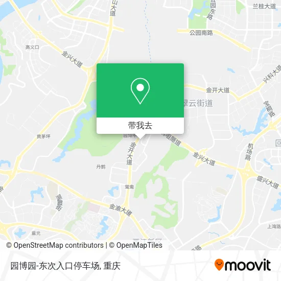 园博园-东次入口停车场地图