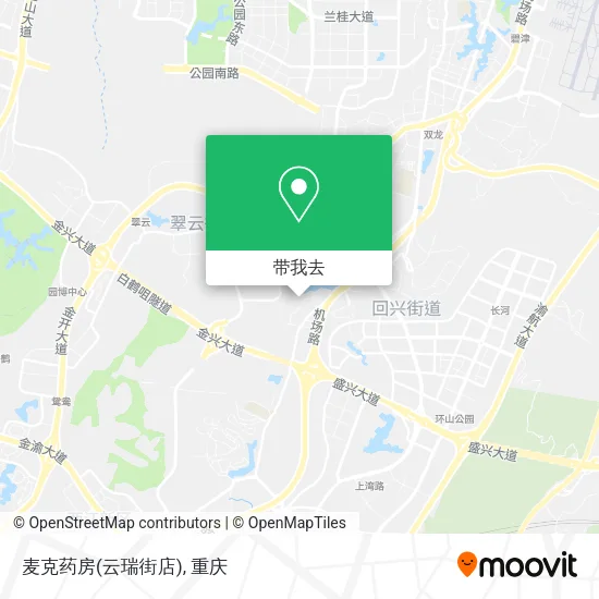 麦克药房(云瑞街店)地图