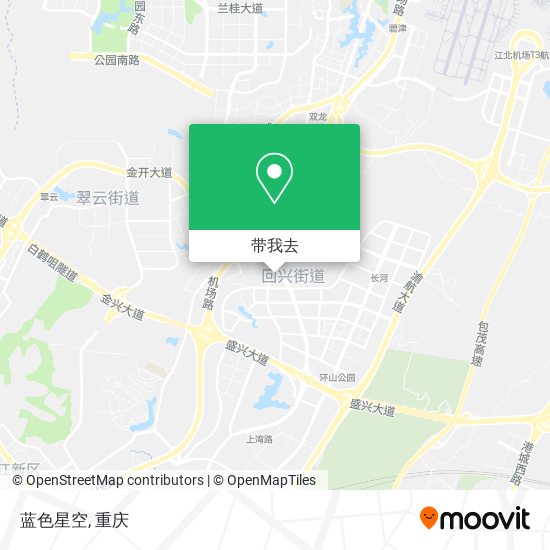蓝色星空地图
