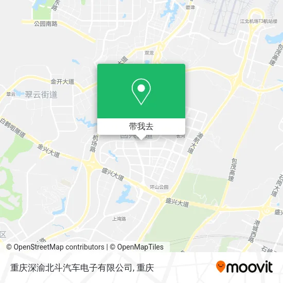 重庆深渝北斗汽车电子有限公司地图