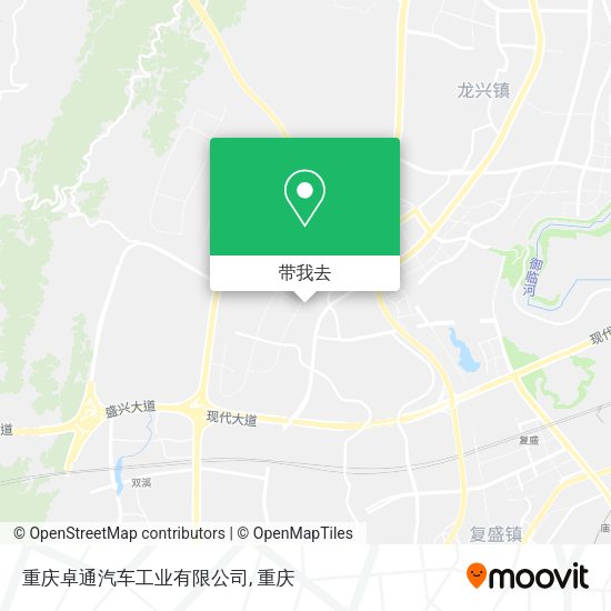 重庆卓通汽车工业有限公司地图