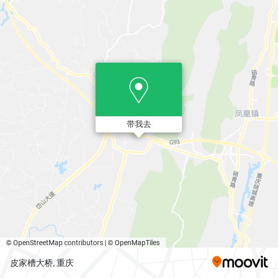 皮家槽大桥地图