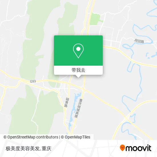 极美度美容美发地图