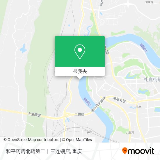 和平药房北碚第二十三连锁店地图