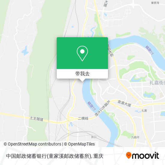 中国邮政储蓄银行(童家溪邮政储蓄所)地图