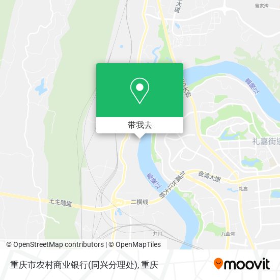 重庆市农村商业银行(同兴分理处)地图