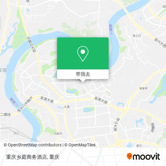 重庆乡庭商务酒店地图