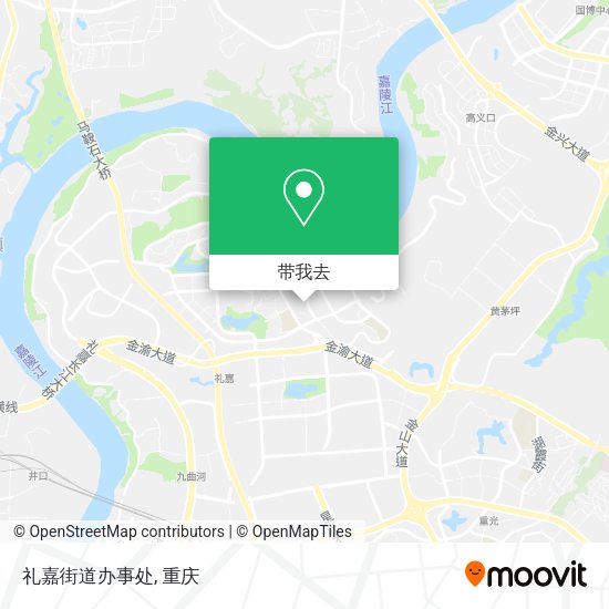 礼嘉街道办事处地图