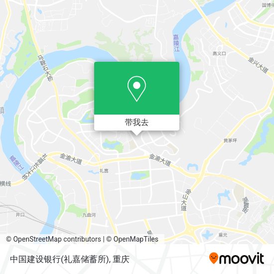 中国建设银行(礼嘉储蓄所)地图