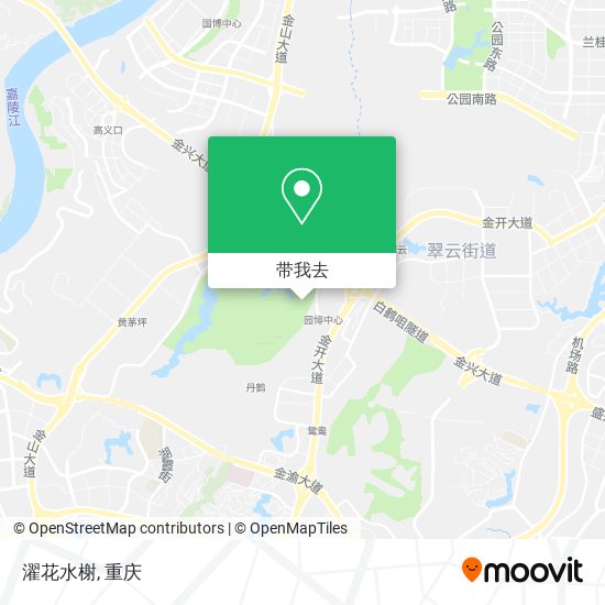 濯花水榭地图