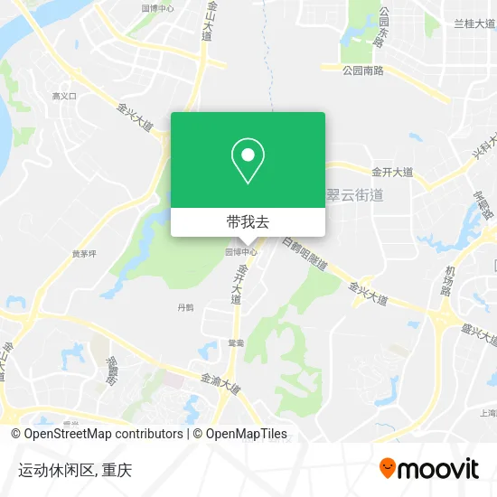 运动休闲区地图