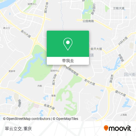 翠云立交地图