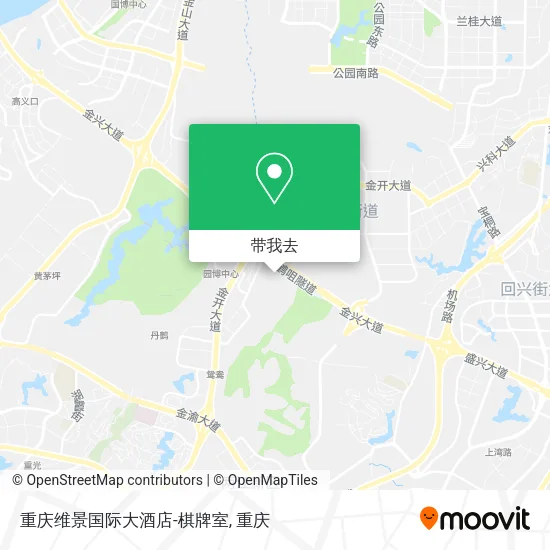 重庆维景国际大酒店-棋牌室地图