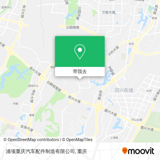 浦项重庆汽车配件制造有限公司地图