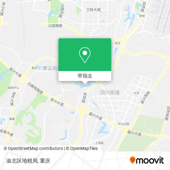 渝北区地税局地图