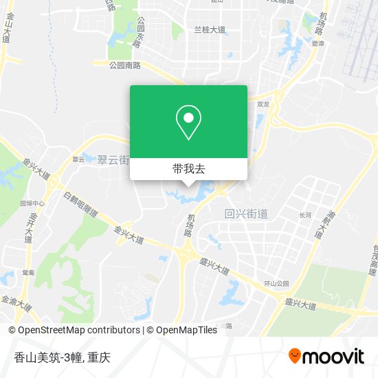 香山美筑-3幢地图