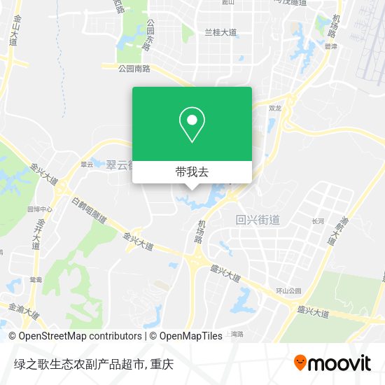 绿之歌生态农副产品超市地图