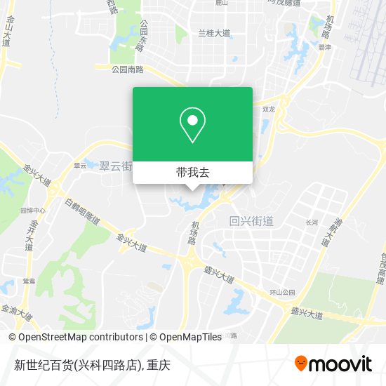 新世纪百货(兴科四路店)地图