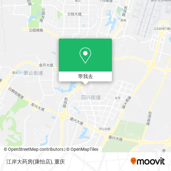 江岸大药房(康怡店)地图