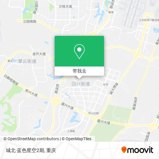 城北·蓝色星空2期地图