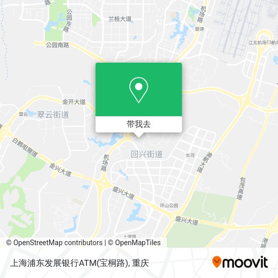 上海浦东发展银行ATM(宝桐路)地图