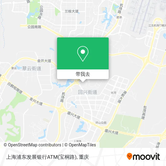 上海浦东发展银行ATM(宝桐路)地图