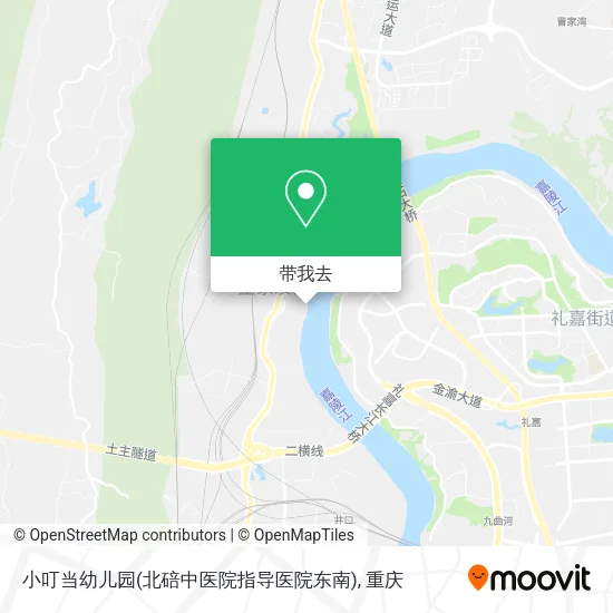 小叮当幼儿园(北碚中医院指导医院东南)地图