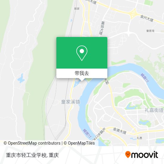 重庆市轻工业学校地图