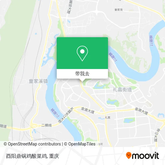 酉阳鼎锅鸡酸菜鸡地图