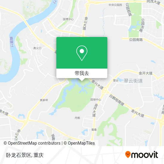 卧龙石景区地图