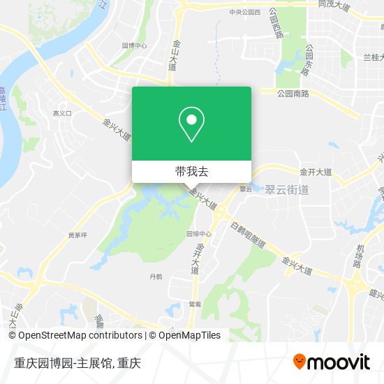 重庆园博园-主展馆地图