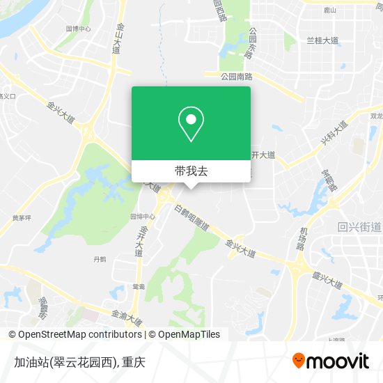 加油站(翠云花园西)地图