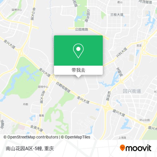 南山花园A区-5幢地图