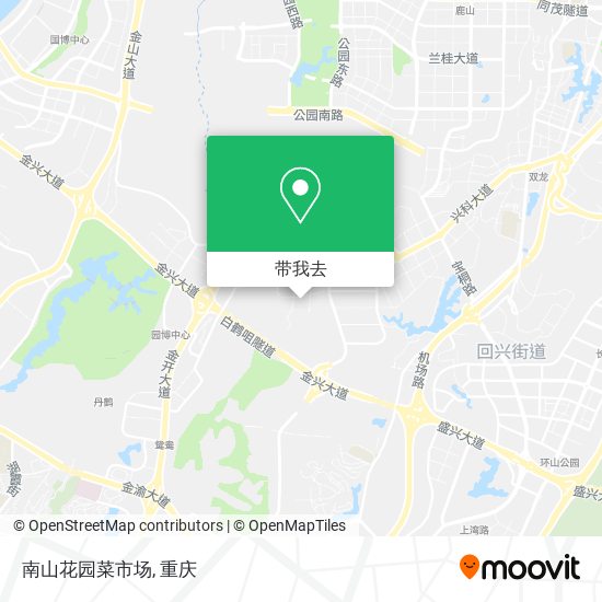 南山花园菜市场地图